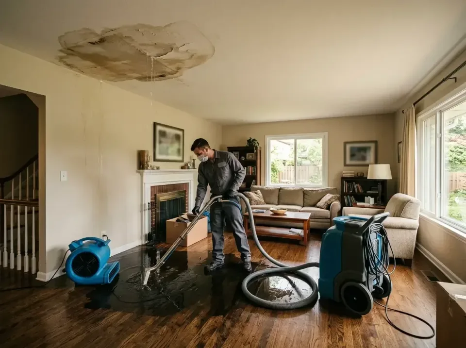 attic-pipe-burst-ceiling-drip-008 — frequently asked questions, Water Damage Restoration & Carpet Care in Hart, MI